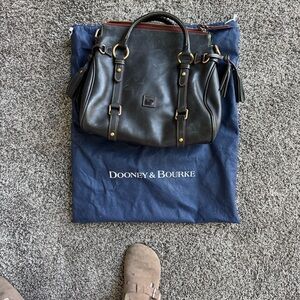 Dooney & Bourke Black Leather Satchel